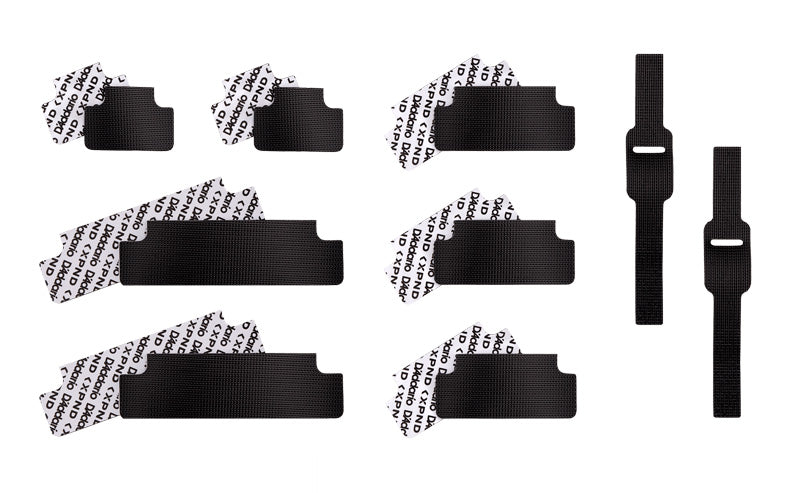 DADDARIO PGS02 PACK 10 TIRAS VELCRO SUJECION PEDALES