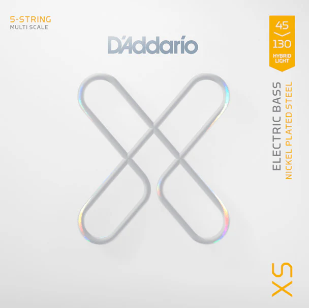 DADDARIO XSB45130MS JUEGO 5 CUERDAS BAJO ELECTRICO MULITESCALA 45-130