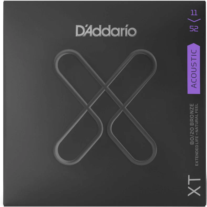 DADDARIO XTABR1152 80/20 XT COATED JUEGO CUERDAS GUITARRA ACUSTICA 011-052