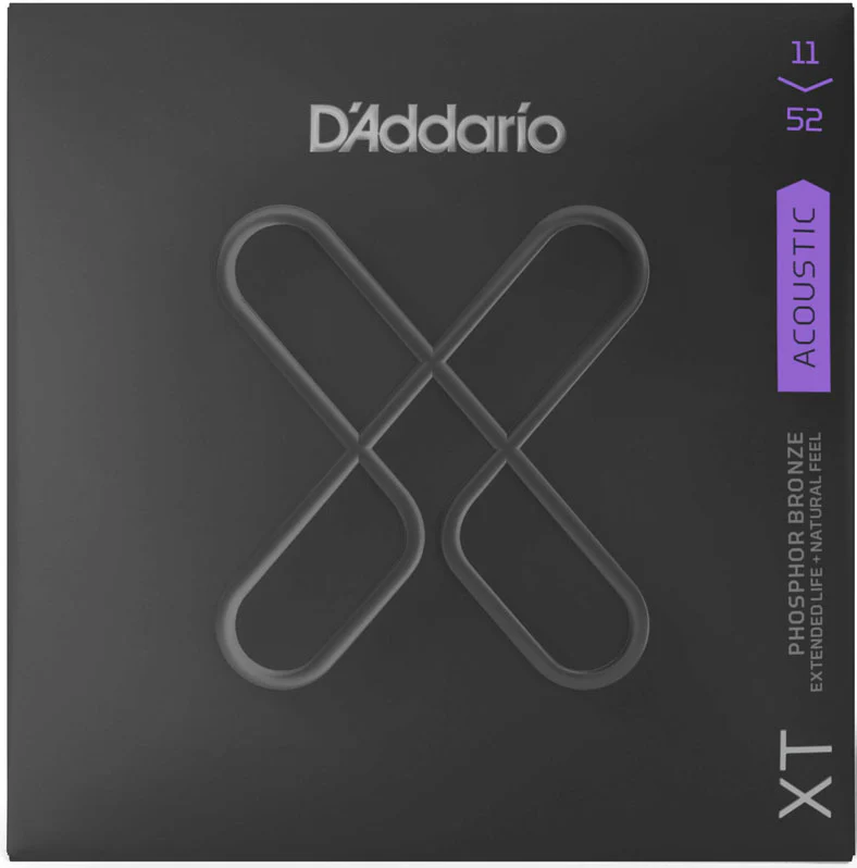 DADDARIO XTAPB1152 PHOSPHOR BRONZE XT COATED JUEGO CUERDAS GUITARRA ACUSTICA 011-052