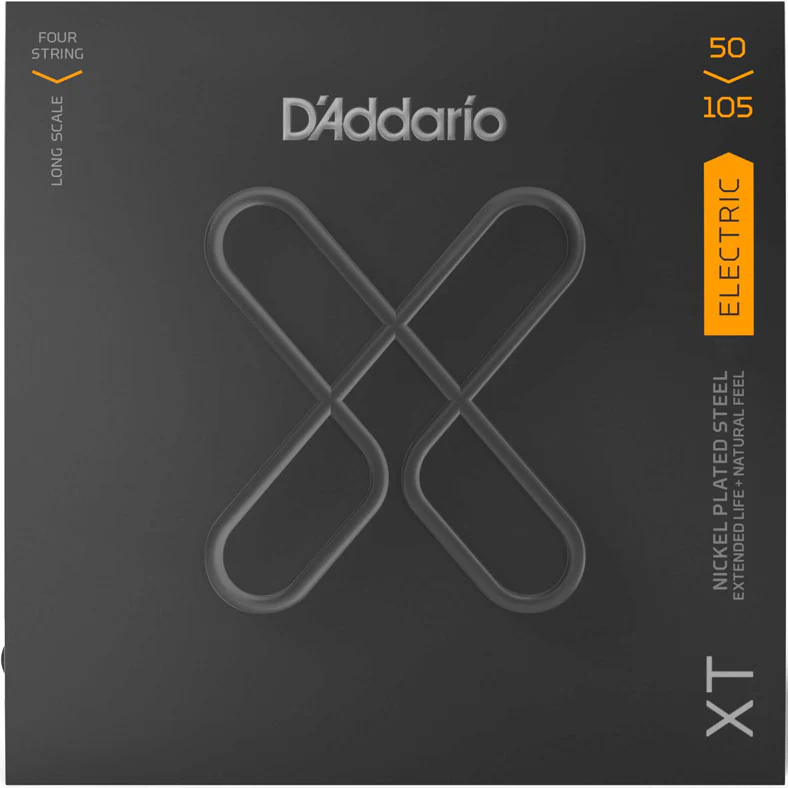 DADDARIO XTB50105 NICKEL XT COATED JUEGO BAJO ELECTRICO 050-105