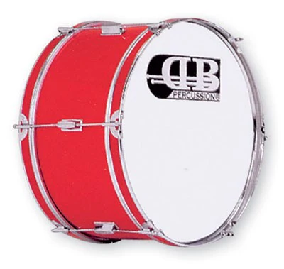 DB DB0047 BOMBO BANDA 20X10 ROJO