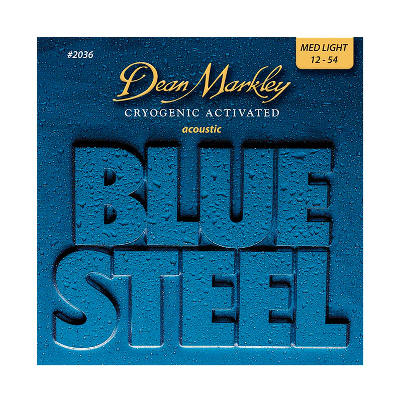 DEAN MARKLEY 2036 MLT BLUE STEEL BRONCE JUEGO CUERDAS GUITARRA ACUSTICA 012-054.