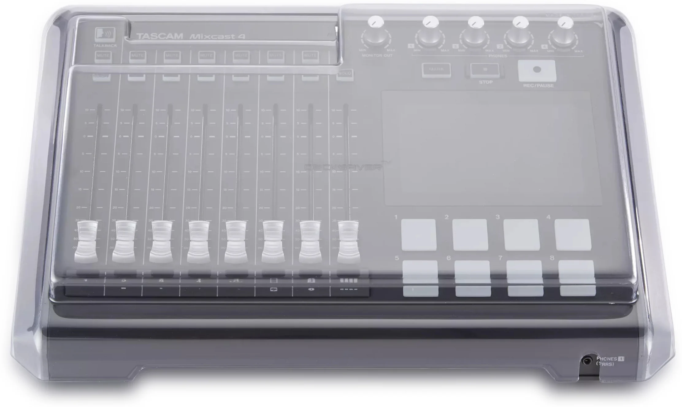 DECKSAVER DS-PC-MIXCAST4 TAPA PROTECTORA TASCAM MIXCAST4 - Image 2