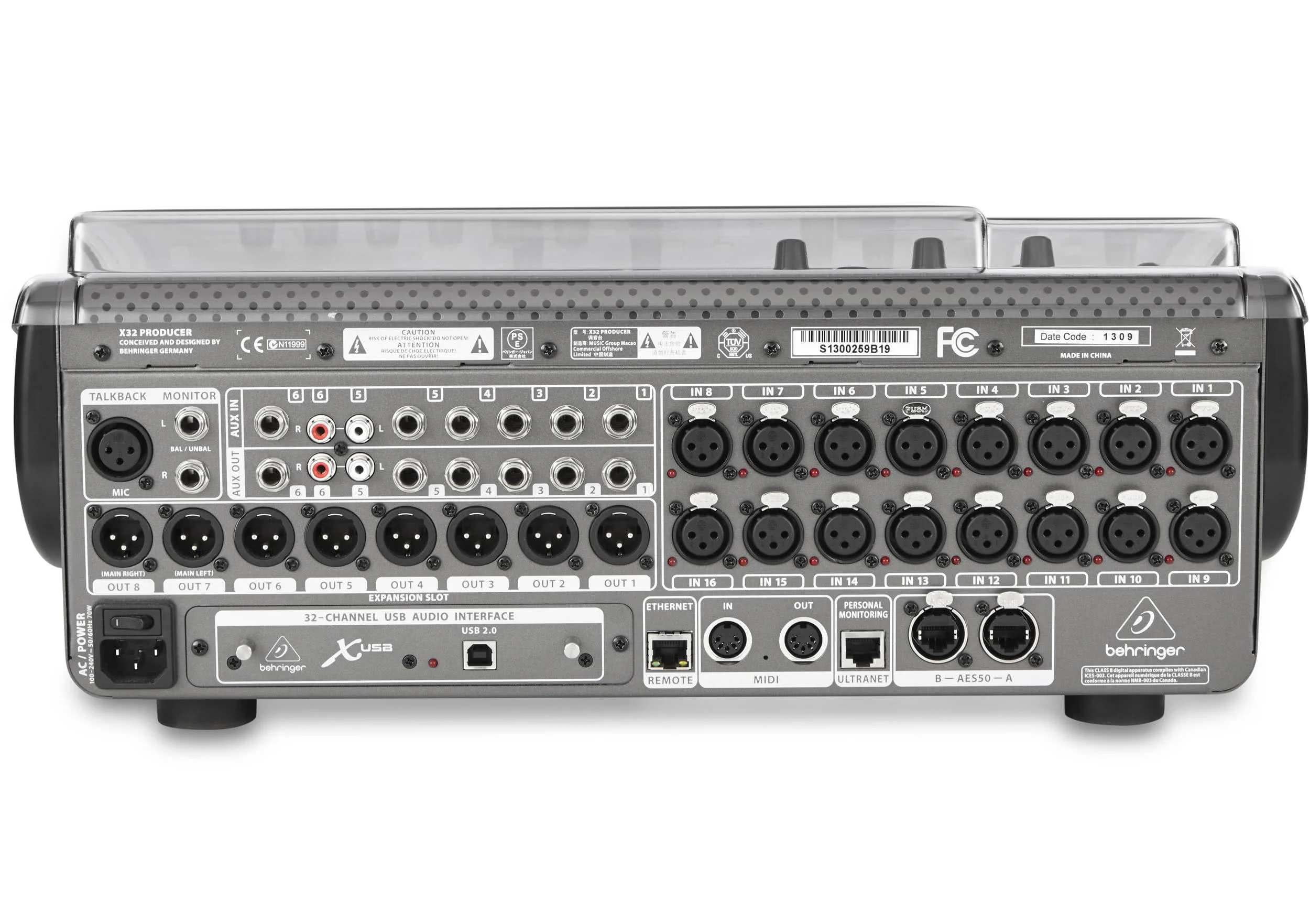 DECKSAVER DS-PC-X32PRODUCER TAPA PROTECTORA BEHRINGER X32 PRODUCER - Image 2