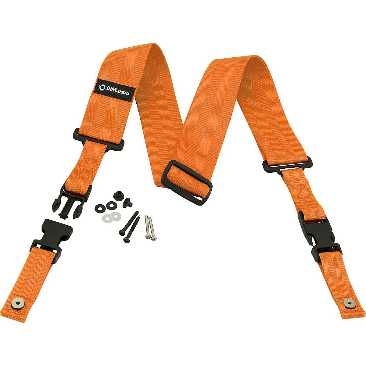 DIMARZIO DD2200OR CORREA CLIPLOCK NYLON NARANJA NEON.