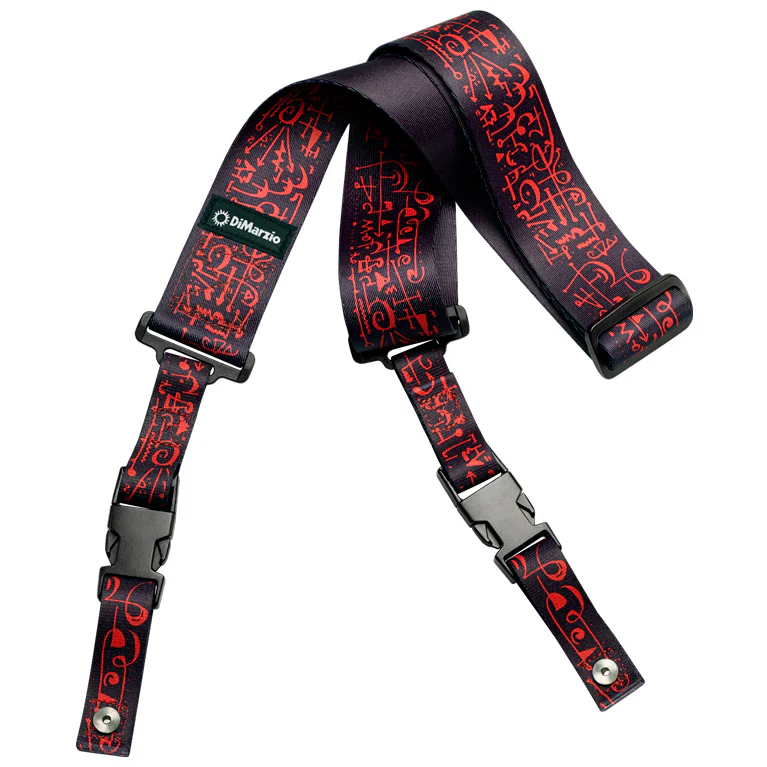 DIMARZIO DD2243 TEJIDO CLIPLOCK CORREA GUITARRA ART STRAP BLACK