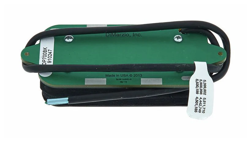 DIMARZIO DP700BK PASTILLA BLAZE NECK NEGRA GUITARRA 7 CUERDAS - Image 4