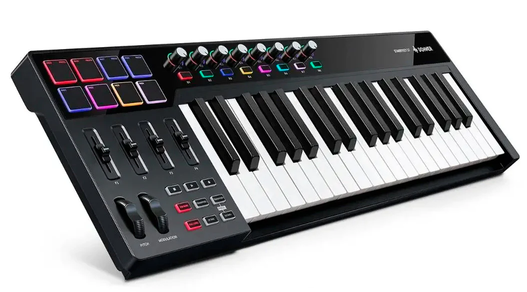 DONNER D37 TECLADO CONTROLADOR MIDI USB 37 TECLAS - Image 3