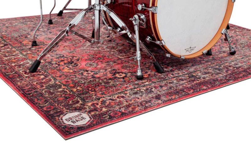 DRUM N BASE DNB-ST185-PWR SOUND STAGE ALFOMBRA PARA BATERIA 185X165CM PERSIAN WORN RED - Image 3