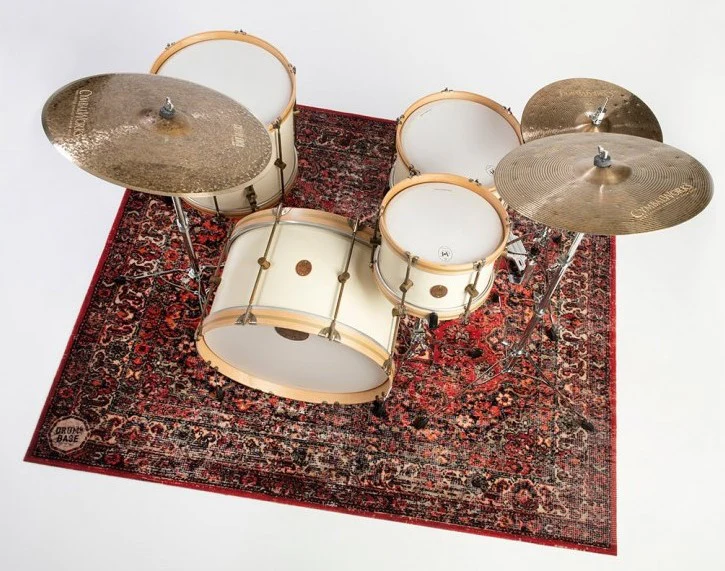 DRUM N BASE VP185-ORD ORIGINAL RED ALFOMBRA PARA BATERIA 185X160CM - Image 4