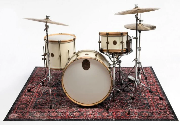 DRUM N BASE VP185-RBL BLACK RED ALFOMBRA PARA BATERIA 185X160CM - Image 13