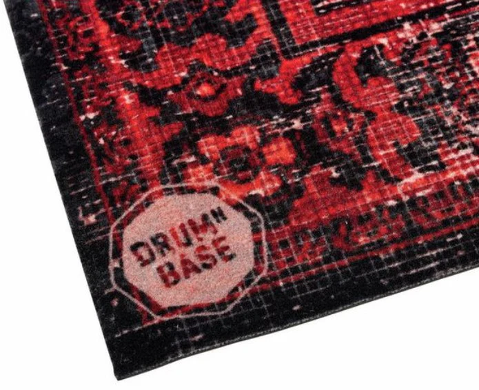 DRUM N BASE VP185-RBL BLACK RED ALFOMBRA PARA BATERIA 185X160CM - Image 4