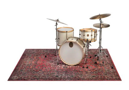 DRUM N BASE VP225-ORD ORIGINAL RED ALFOMBRA PARA BATERIA 225X185CM - Image 3