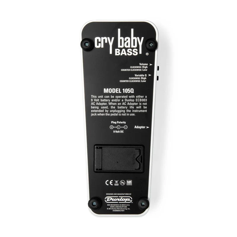 DUNLOP 105Q BASS CRY BABY PEDAL WAH BAJO - Image 9
