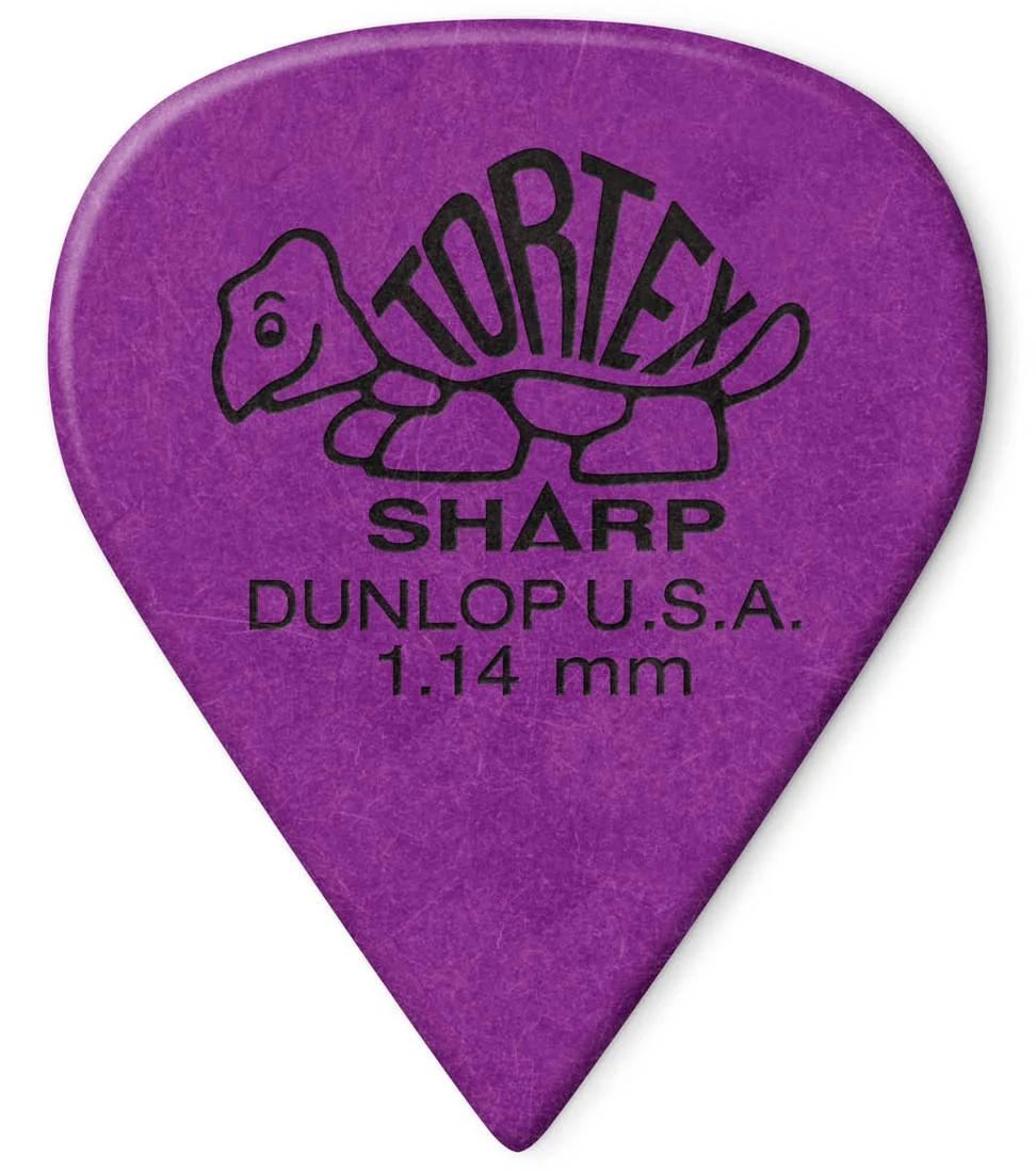 DUNLOP 412R114 TORTEX SHARP PUA 1.14MM. UNIDAD