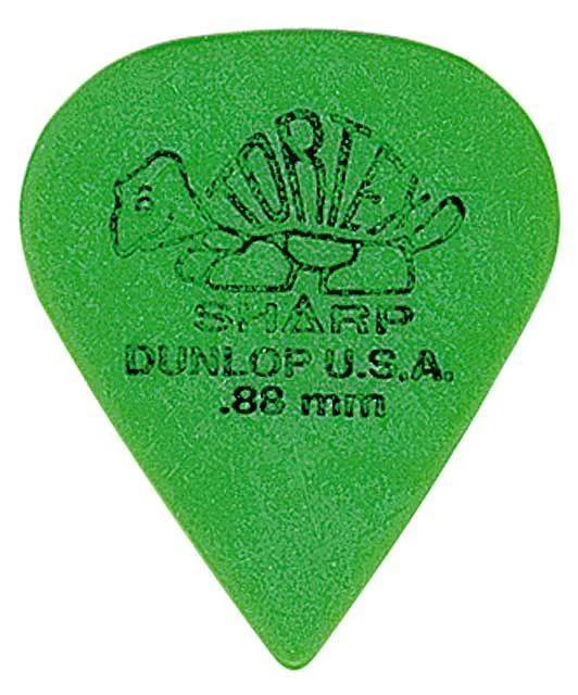 DUNLOP 412R88 TORTEX SHARP PUA 0.88MM. UNIDAD