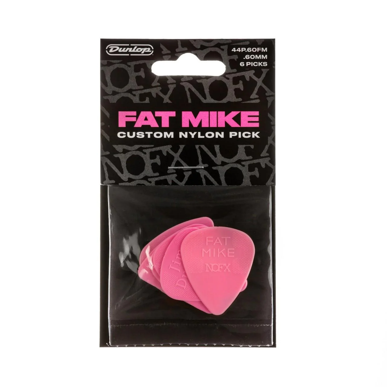 DUNLOP 44P060FM NYLON FAT MIKE PACK 6 PUAS 0.60MM - Image 4