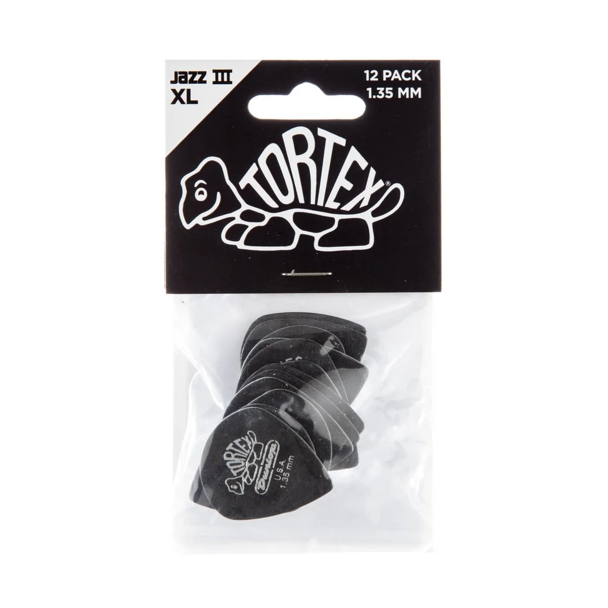 DUNLOP 498P135 TORTEX JAZZ III XL 1.35 PACK 12 PUAS - Image 4
