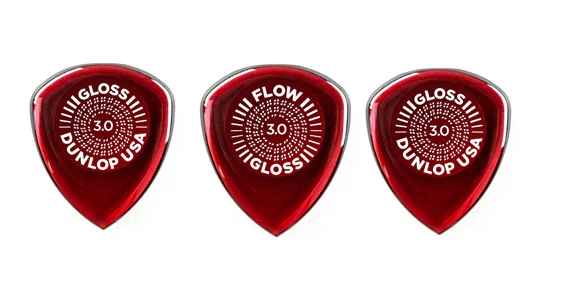DUNLOP 550P300 FLOWGLOSS PACK 3 PUAS 3MM