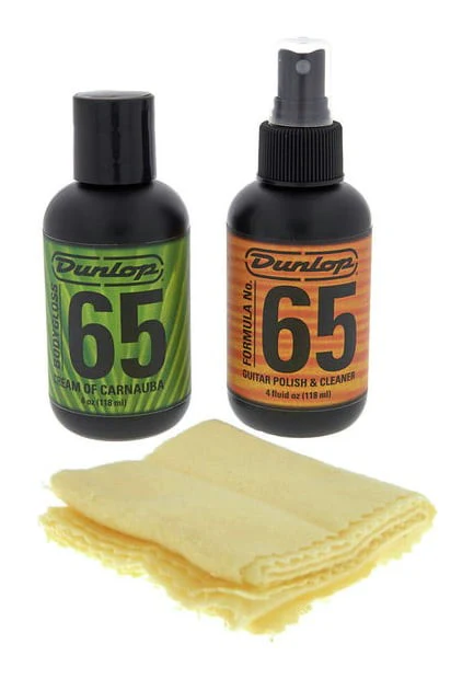 DUNLOP 6501 GUITAR POLISH KIT 654 + 6574 + GAMUZA