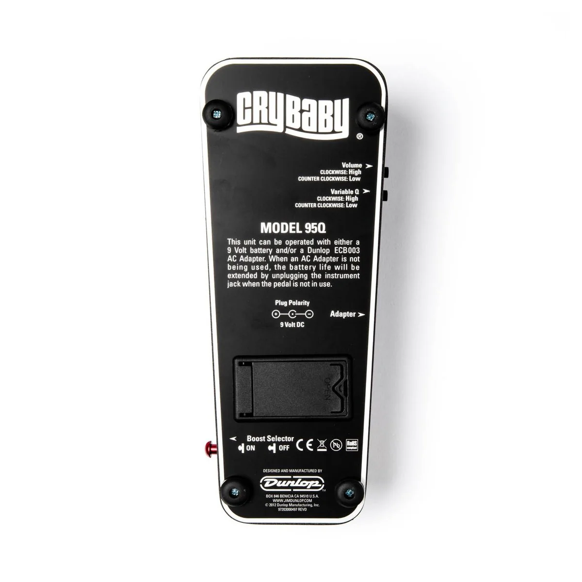 DUNLOP 95Q CRY BABY WAH PEDAL - Image 11