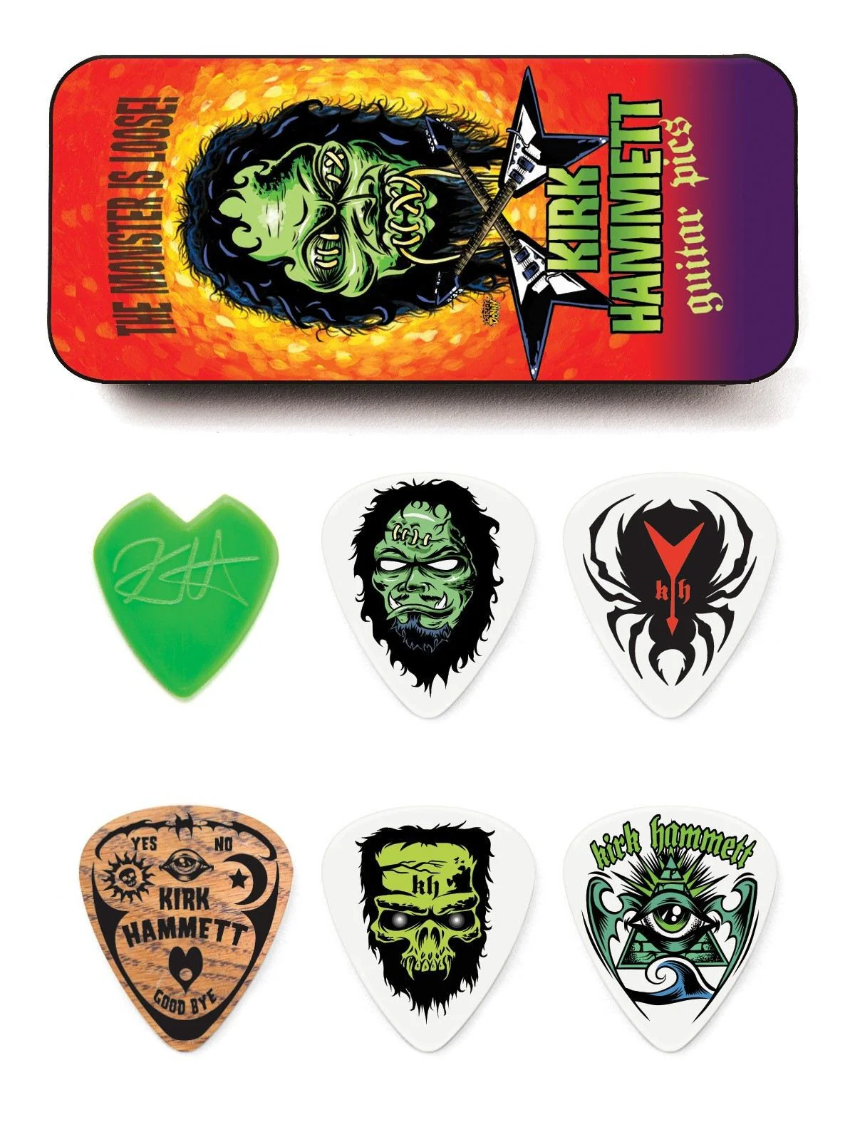 DUNLOP KH01T088 ESTUCHE METALICO 6 PUAS MONSTER LOOSE KIRK HAMMETT - Image 3