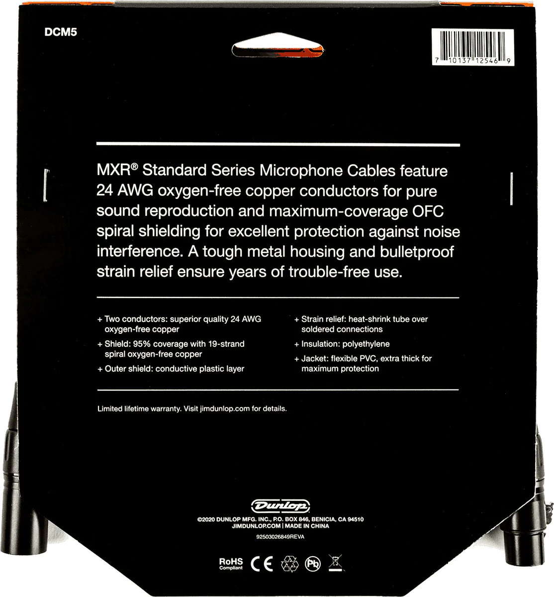 DUNLOP MXR DCM5 CABLE MICROFONO XLR XLR 1.5 METROS - Image 5