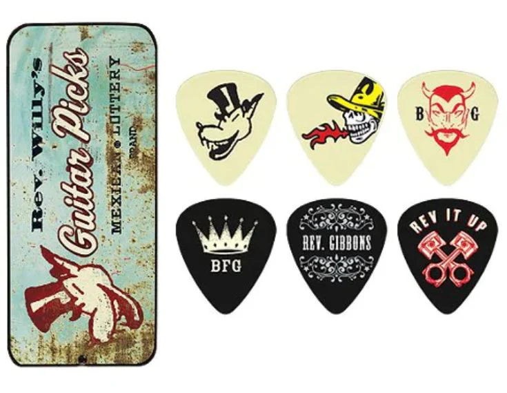 DUNLOP RWT02M ESTUCHE METALICO CON 6 PUAS REVEREND WILLY