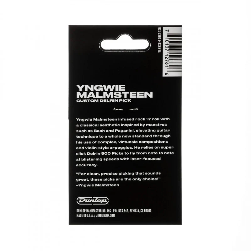 DUNLOP YJMP01WH YNGWIE MALMSTEEN DELRIN PACK 6 PUAS 1.50MM BLANCAS - Image 6