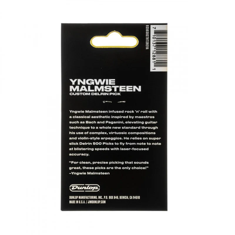 DUNLOP YJMP02RD YNGWIE MALMSTEEN DELRIN PACK 6 PUAS 2MM ROJAS - Image 6