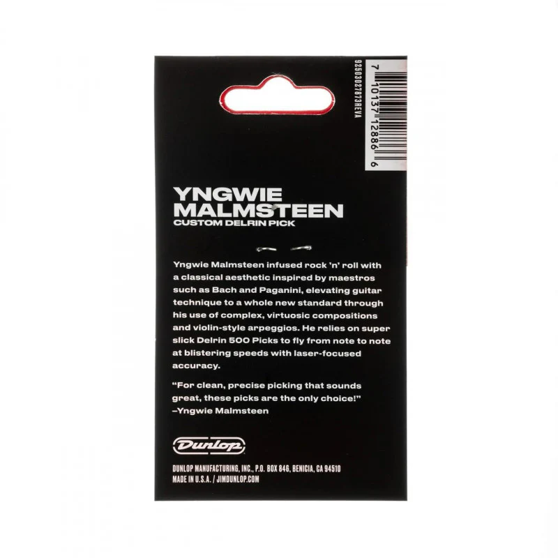 DUNLOP YJMP03YL YNGWIE MALMSTEEN DELRIN PACK 6 PUAS 1.14MM AMARILLAS - Image 6