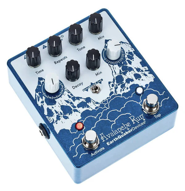 EARTHQUAKER DEVICES AVALANCHE RUN V2 PEDAL REVERB ESTEREO Y DELAY - Image 2