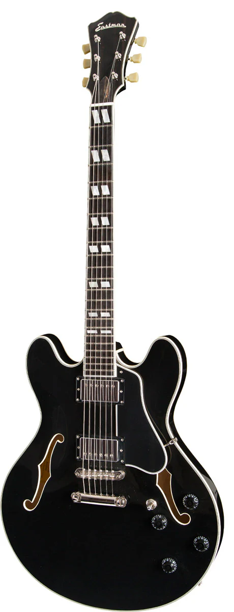 EASTMAN T486 BK ARCHTOP THINLINE GUITARRA ELECTRICA NEGRA