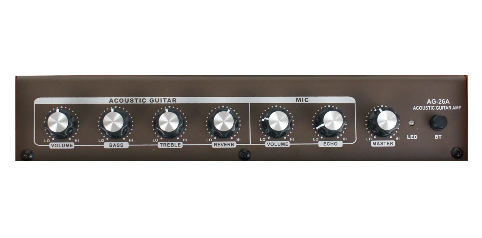 EK AUDIO AG26A AMPLIFICADOR GUITARRA ACUSTICA CON BATERIA - Image 3