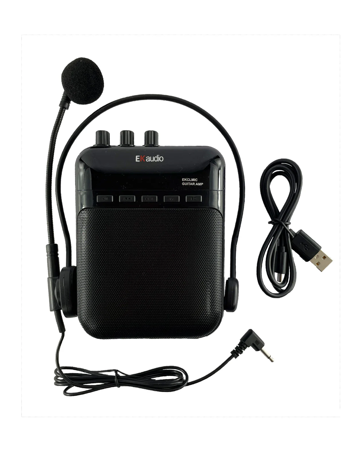 EK AUDIO CLMIC MINIAMPLIFICADOR GUITARRA CON MICROFONO DE DIADEMA