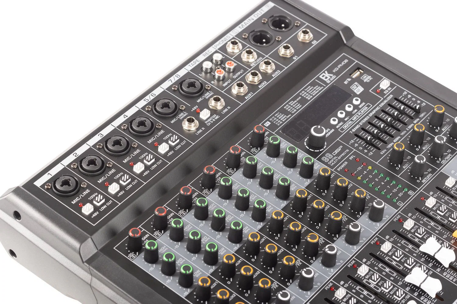 EK AUDIO KGPM08 MESA DE MEZCLAS 8 CANALES - Image 5