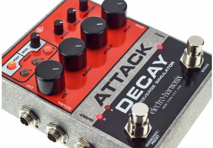 ELECTRO HARMONIX ATTACK DECAY TAPE REVERSE SIMULATOR PEDAL - Image 12
