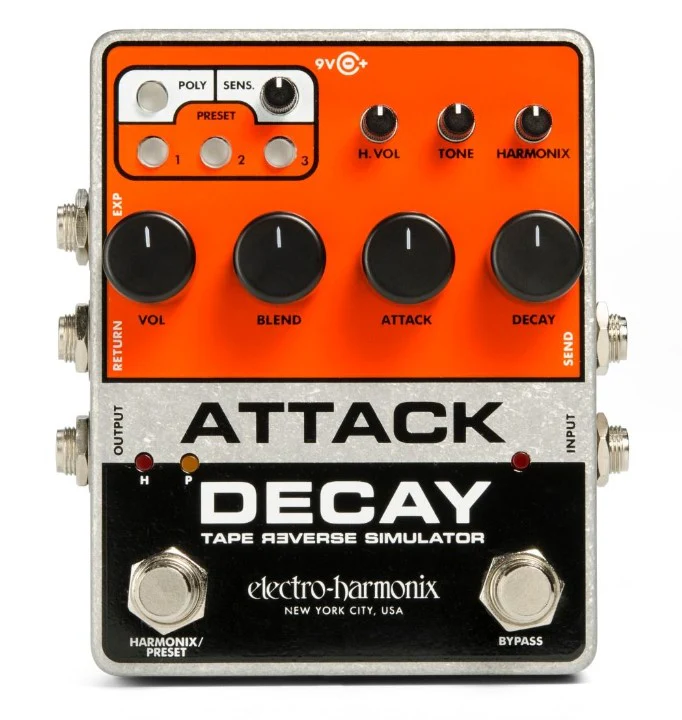 ELECTRO HARMONIX ATTACK DECAY TAPE REVERSE SIMULATOR PEDAL - Image 15
