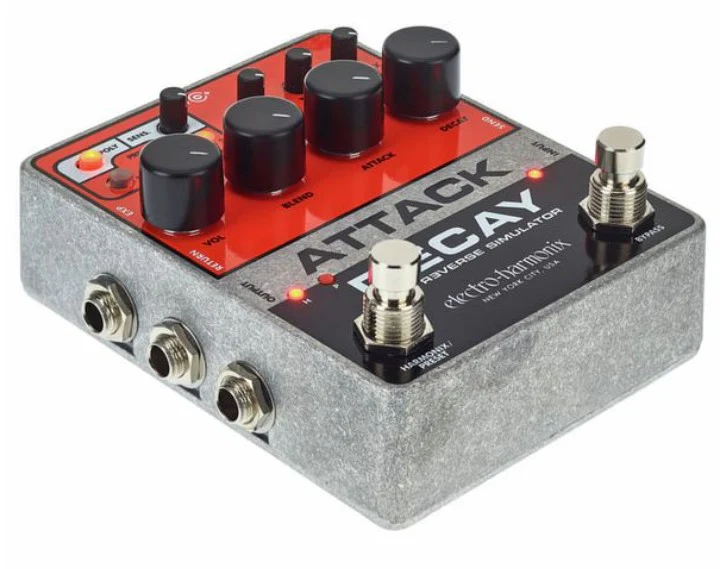 ELECTRO HARMONIX ATTACK DECAY TAPE REVERSE SIMULATOR PEDAL - Image 5