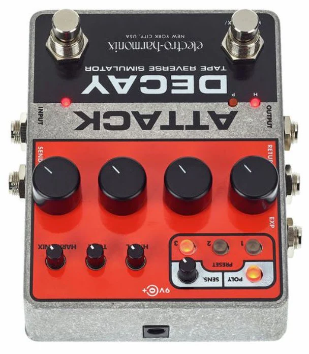 ELECTRO HARMONIX ATTACK DECAY TAPE REVERSE SIMULATOR PEDAL - Image 8