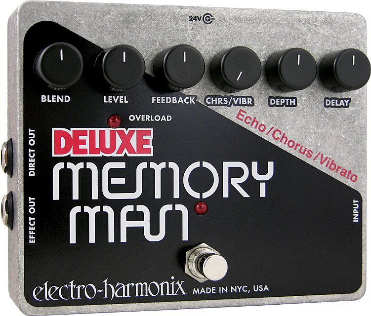 ELECTRO HARMONIX DELUXE MEMORY MAN PEDAL DELAY CHORUS VIBRATO ANALOGICO - Image 15
