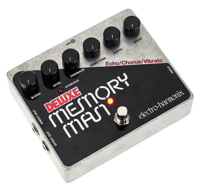 ELECTRO HARMONIX DELUXE MEMORY MAN PEDAL DELAY CHORUS VIBRATO ANALOGICO - Image 2
