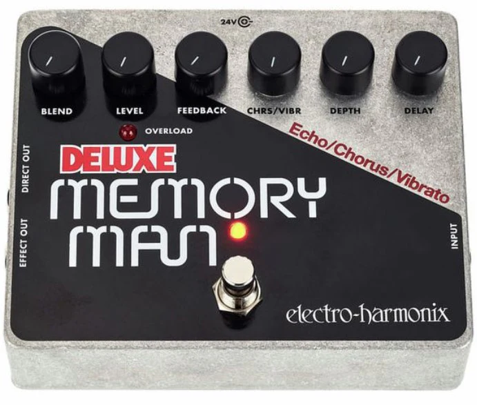 ELECTRO HARMONIX DELUXE MEMORY MAN PEDAL DELAY CHORUS VIBRATO ANALOGICO - Image 3
