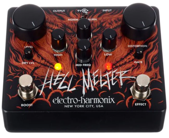 ELECTRO HARMONIX HELL MELTER PEDAL DISTORSION - Image 3