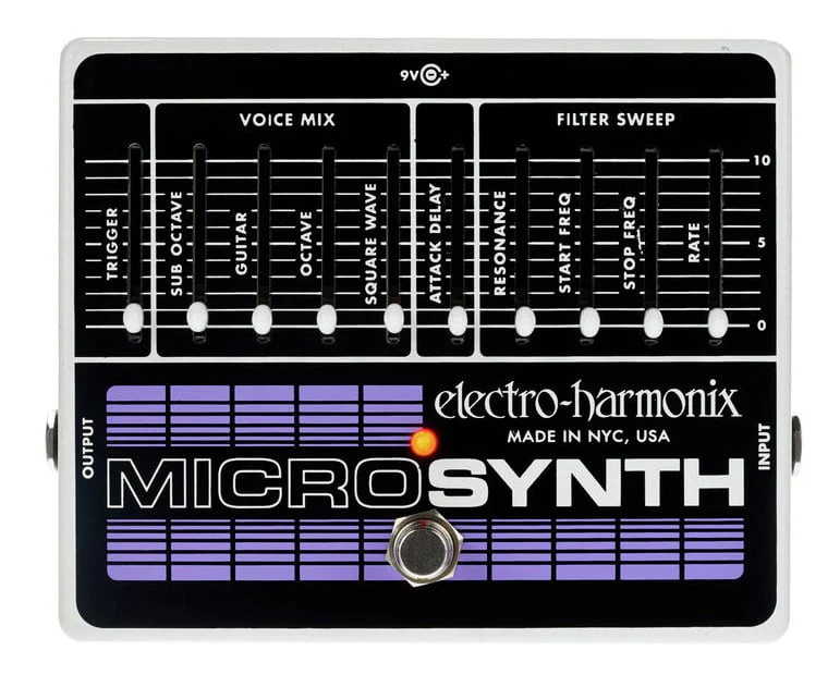 ELECTRO HARMONIX MICRO SYNTHESIZER PEDAL SINTETIZADOR GUITARRA