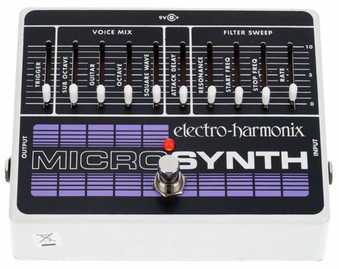 ELECTRO HARMONIX MICRO SYNTHESIZER PEDAL SINTETIZADOR GUITARRA - Image 3