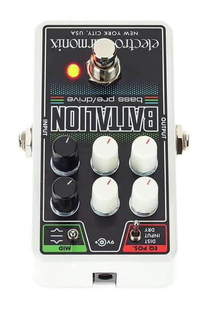 ELECTRO HARMONIX NANO BATTALION PEDAL OVERDRIVE BAJO - Image 6