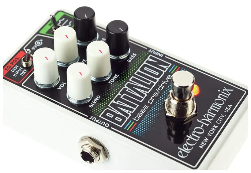ELECTRO HARMONIX NANO BATTALION PEDAL OVERDRIVE BAJO - Image 7