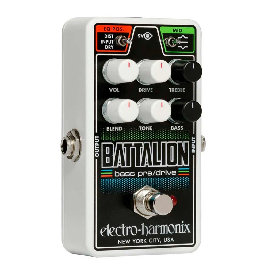 ELECTRO HARMONIX NANO BATTALION PEDAL OVERDRIVE BAJO - Image 9